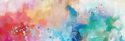 Abstract Rainbow Sky by Van Credi canvas print