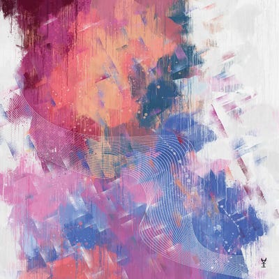 Abstract Waves by Van Credi canvas print