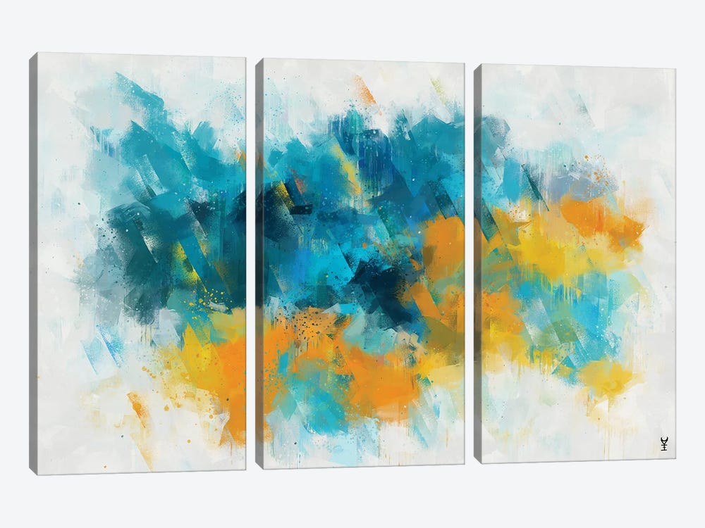 Abstract Cloud by Van Credi 3-piece Canvas Print