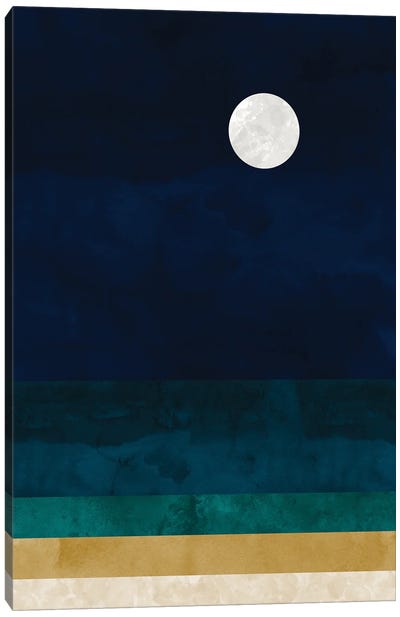 Abstract Seascape Canvas Art Print - Van Credi