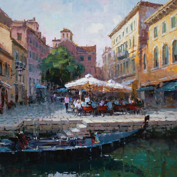 Vadim Dolgov: Dinner In Venice by Vadim Dolgov