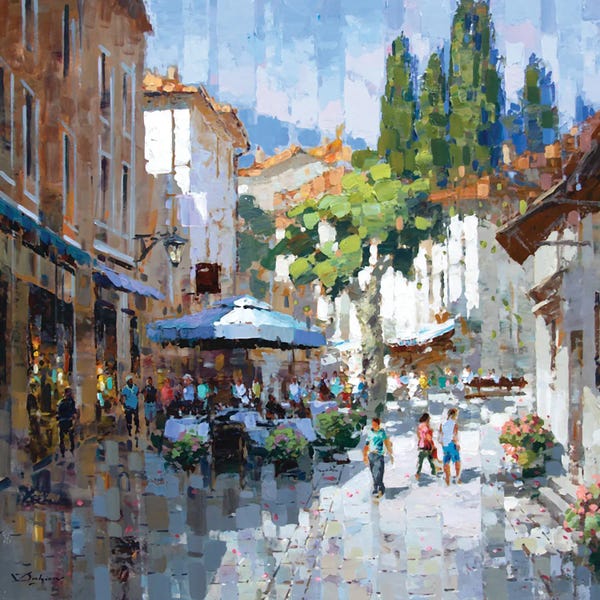 Cafes: Downtown Walk by Vadim Dolgov
