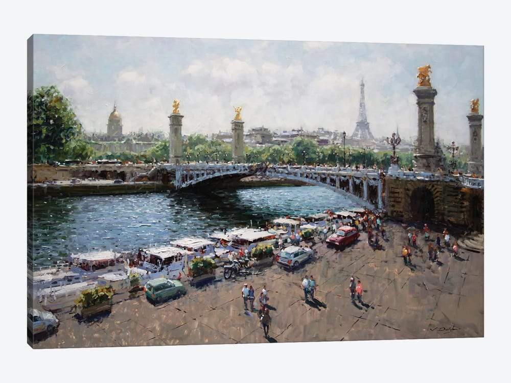 A Day In Paris by Vadim Dolgov 1-piece Art Print