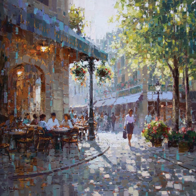 Breakfast In Saint Tropez by Vadim Dolgov wall art