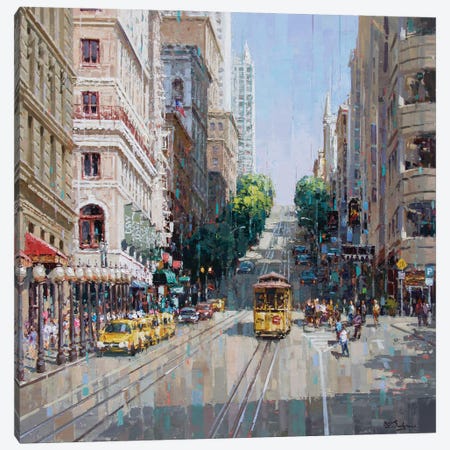 San Francisco. Going Up. Canvas Print #VDL33} by Vadim Dolgov Canvas Art Print
