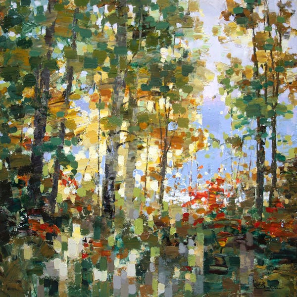 Current Day Impressionism: Sparkles In The Bush by Vadim Dolgov