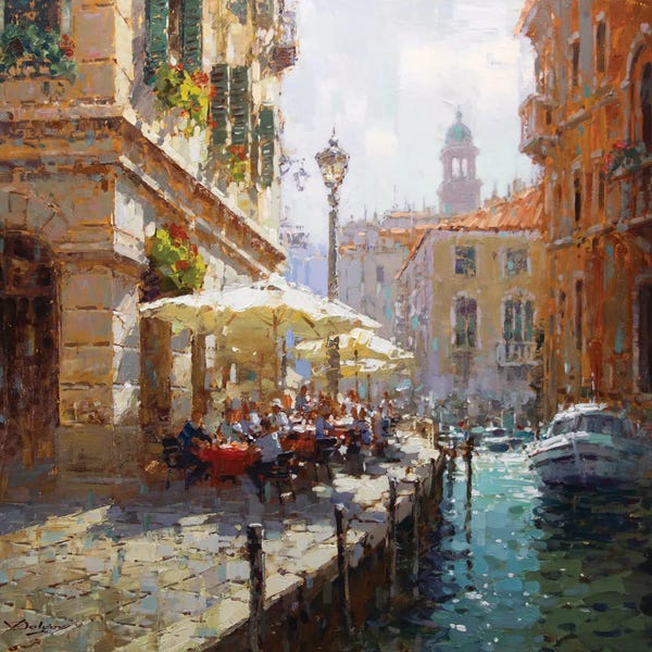 Vadim Dolgov: Lunch Time In Venice by Vadim Dolgov