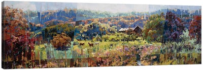 Countryside Canvas Art Print - Mosaic Landscapes