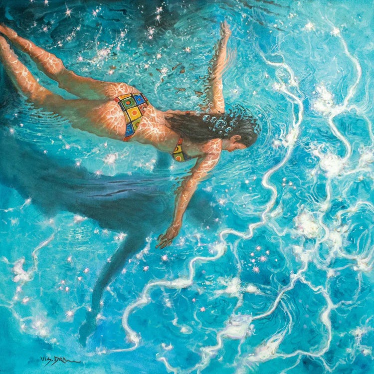 Girl Swimming XIV