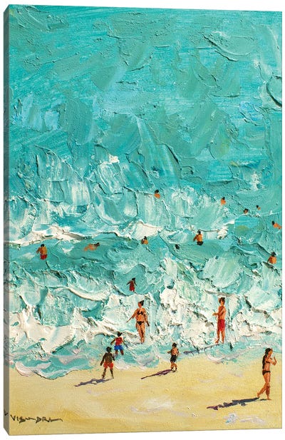 Summer Beach IV Canvas Art Print - Vishalandra Dakur