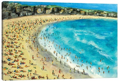 Summer Beach VII Canvas Art Print - Beach Lover