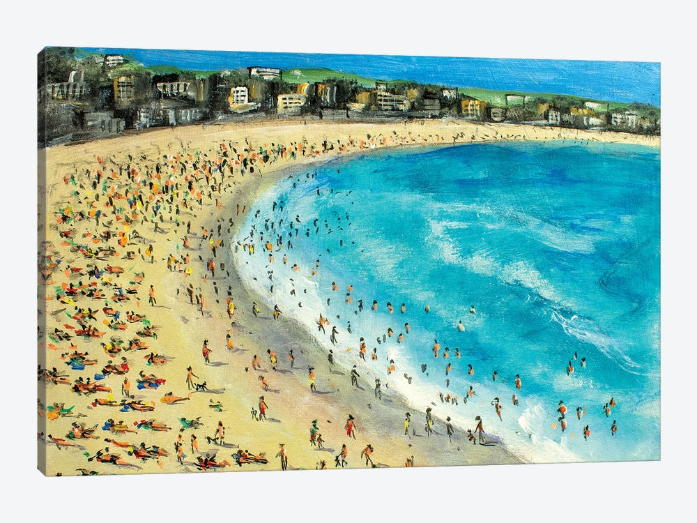 Summer Beach VII by Vishalandra Dakur 1-piece Canvas Artwork