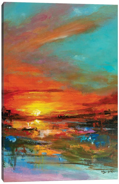 Sunset III Canvas Art Print - Vishalandra Dakur