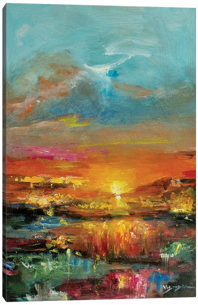 Sunset IV Canvas Art Print - Vishalandra Dakur