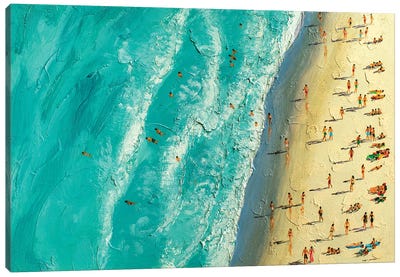 Beach Sunlight Canvas Art Print - Vishalandra Dakur