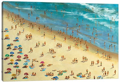 Summer Beach8 Canvas Art Print - Vishalandra Dakur