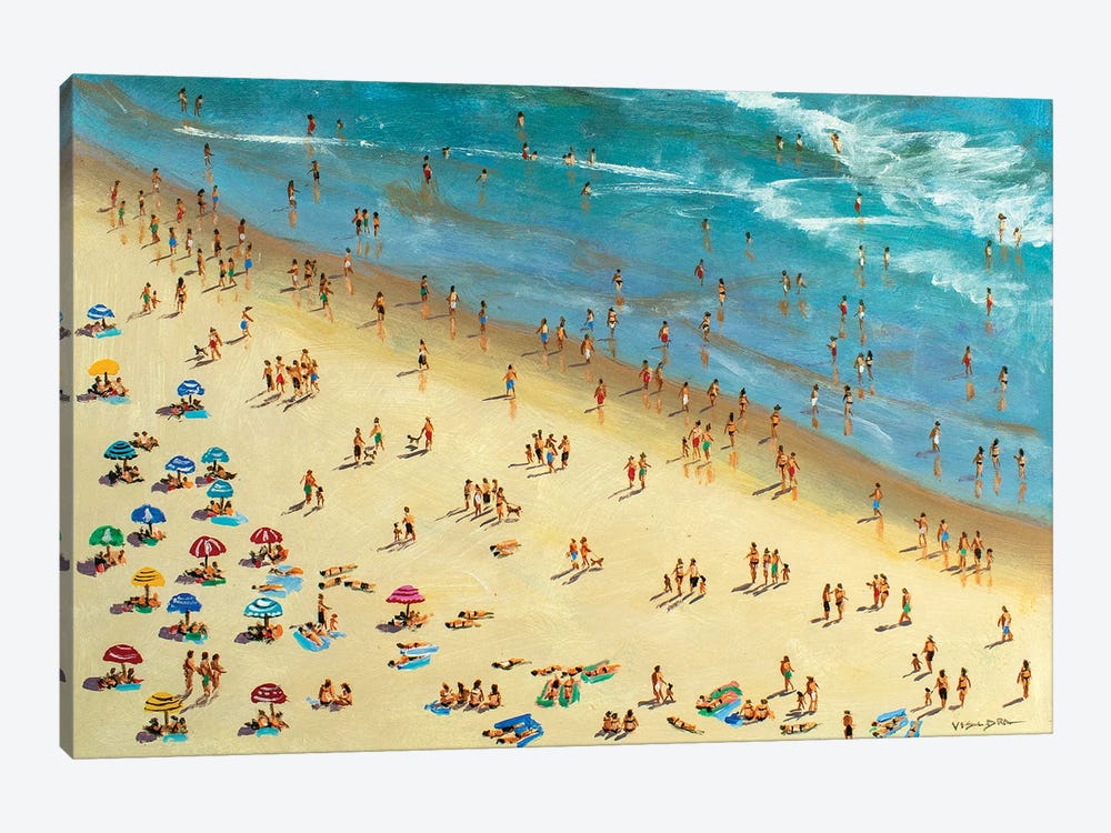 Summer Beach8 by Vishalandra Dakur 1-piece Canvas Art