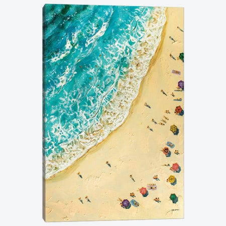 Rolling Sea Waves Canvas Print #VDR65} by Vishalandra Dakur Canvas Print
