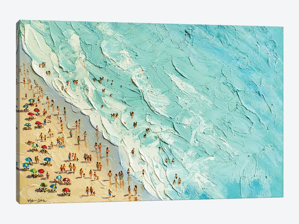 Summer Beach V by Vishalandra Dakur 1-piece Canvas Print