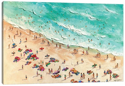 Summer Beach XXII Canvas Art Print - Vishalandra Dakur