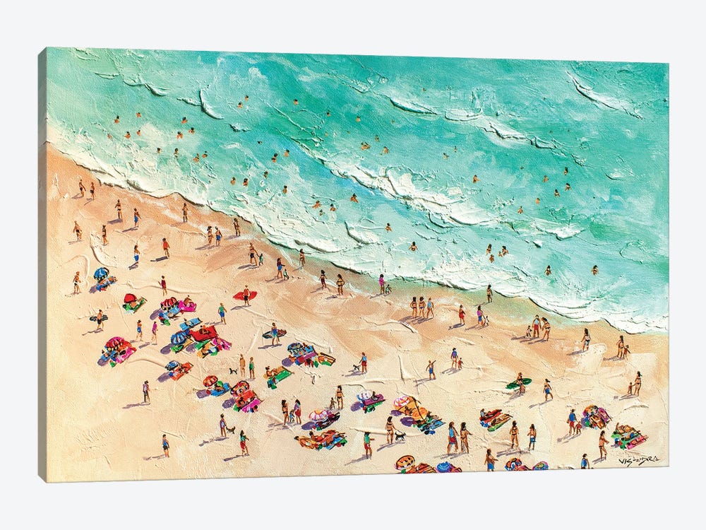 Summer Beach XXII by Vishalandra Dakur 1-piece Canvas Art