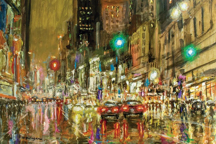 New York City Streets In Rain II