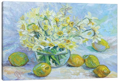 Narcissuses Canvas Art Print - Daffodil Art