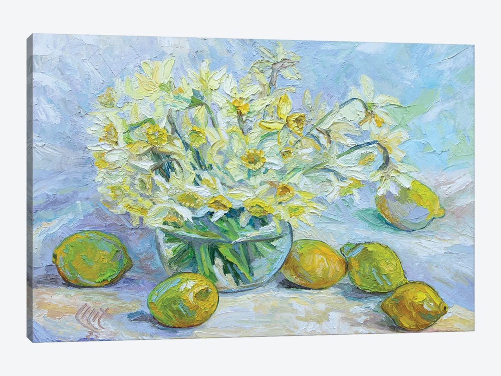 Narcissuses by Lilit Vardanyan 1-piece Canvas Art Print