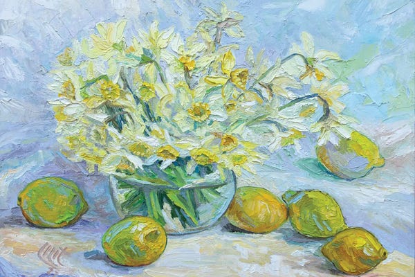 Artists Like Van Gogh: Narcissuses by Lilit Vardanyan