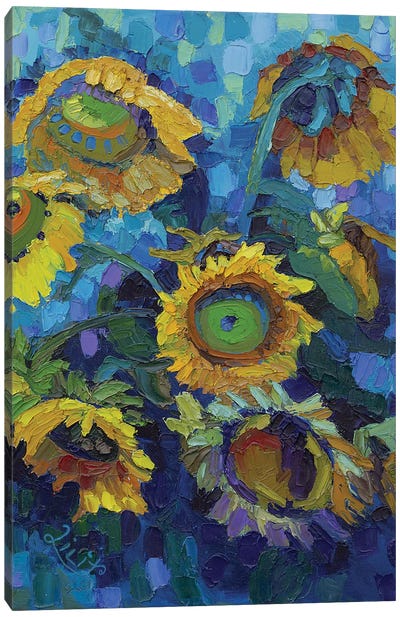 Sunflowers Canvas Art Print - Artists Like Van Gogh