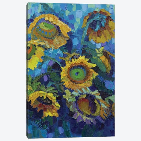 Sunflowers Canvas Print #VDY21} by Lilit Vardanyan Art Print