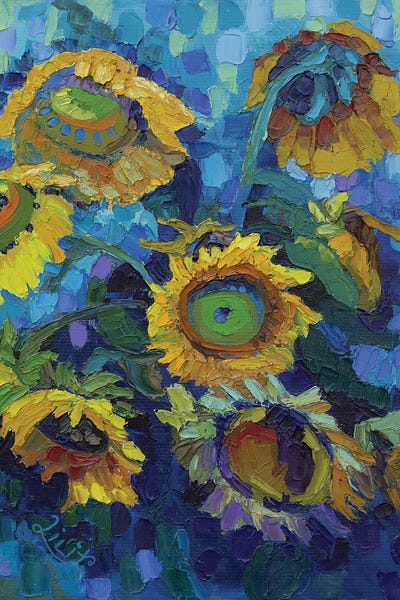 Van Gogh's Sunflowers Collection: Sunflowers by Lilit Vardanyan