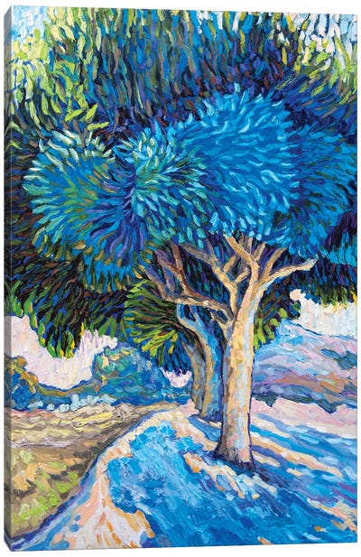 Trees Canvas Art Print - Artists Like Van Gogh