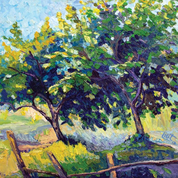Artists Like Van Gogh: Two Trees by Lilit Vardanyan