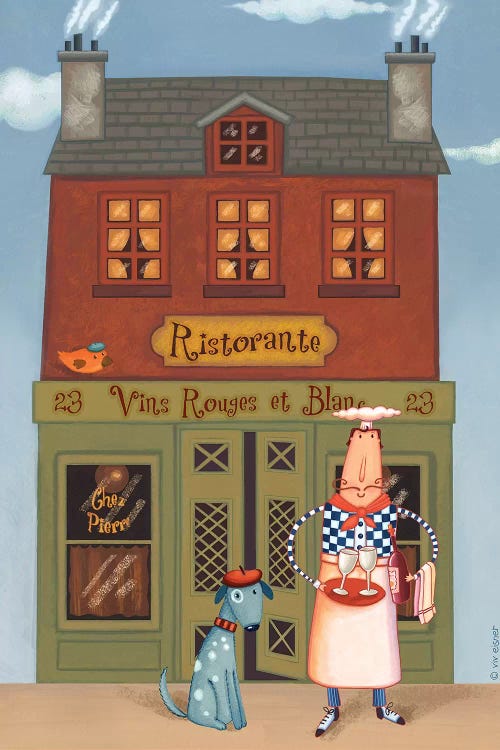 Chef VIII Ristorante by Viv Eisner wall art