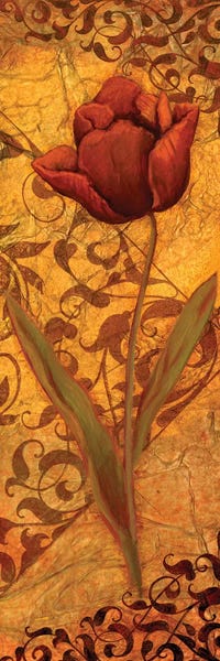 Tulips: Red Tulip II by Viv Eisner