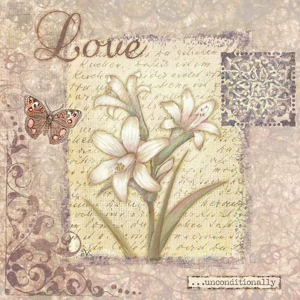 Butterflies and Flowers: Word I Love by Viv Eisner