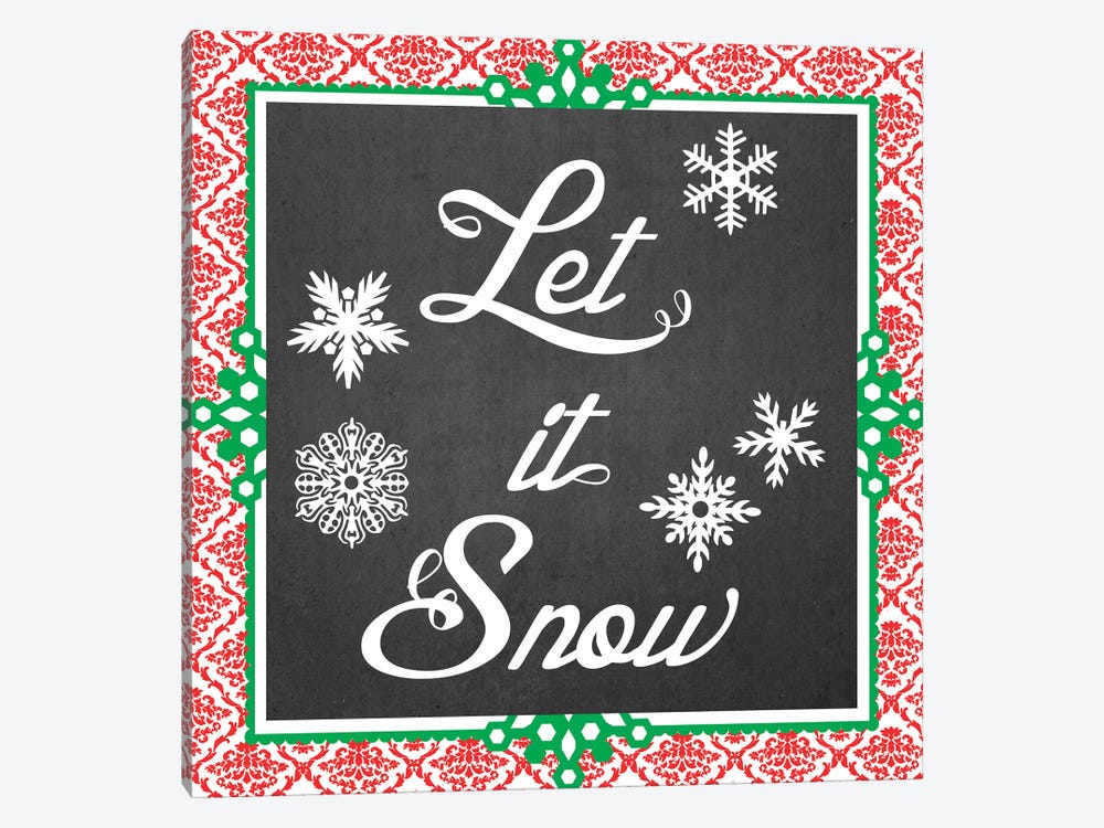 Let It Snow II by June Erica Vess 1-piece Art Print