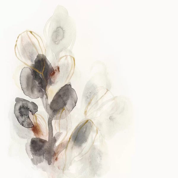 Abstract Watercolors: Seed Pod I by June Erica Vess
