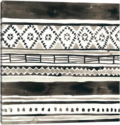 Tribal Echo IV Canvas Art Print - Tribal Patterns
