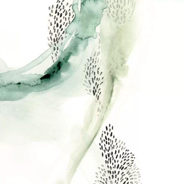 Abstract Watercolors: Wave Form II by June Erica Vess