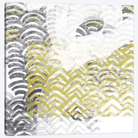 Block Print Abstract VII Canvas Print #VES21} by June Erica Vess Canvas Artwork