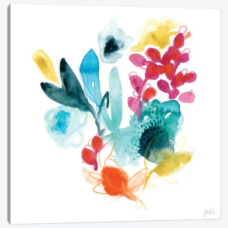 Bloom Spectrum I Canvas Print #VES24} by June Erica Vess Canvas Print