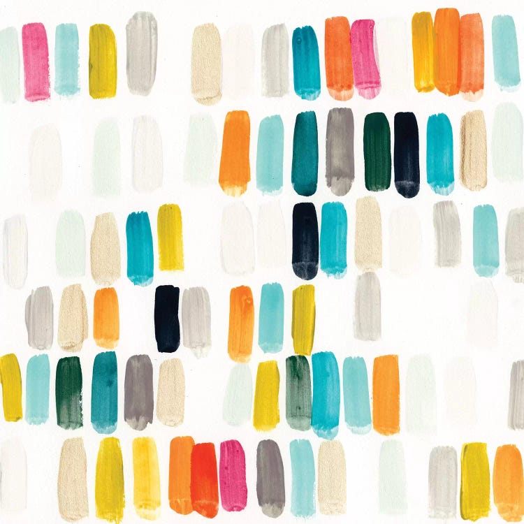 Bright Swatches II by June Erica Vess wall art