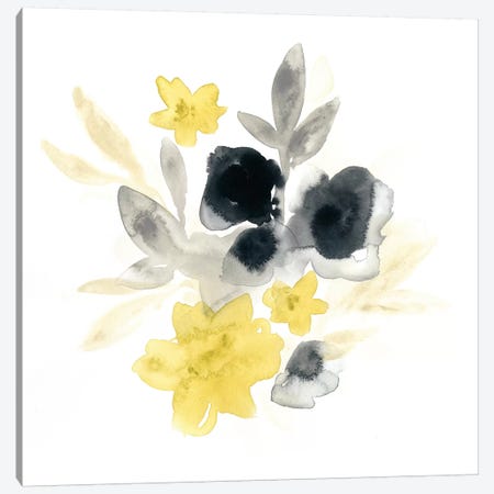 Citron Bouquet I Canvas Print #VES54} by June Erica Vess Canvas Artwork