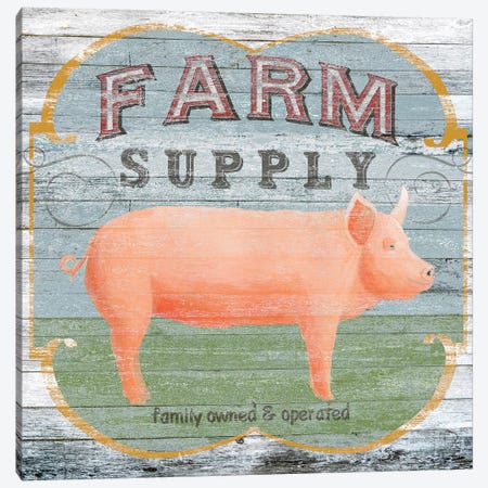 Farm Supply II Canvas Print #VES75} by June Erica Vess Canvas Wall Art
