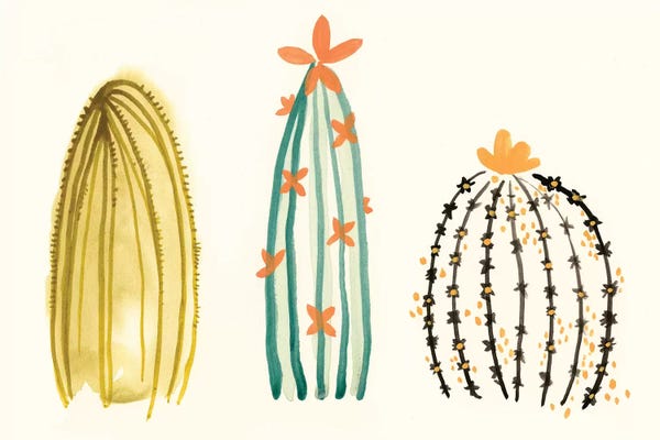 Succulents: Funky Succulents II by June Erica Vess