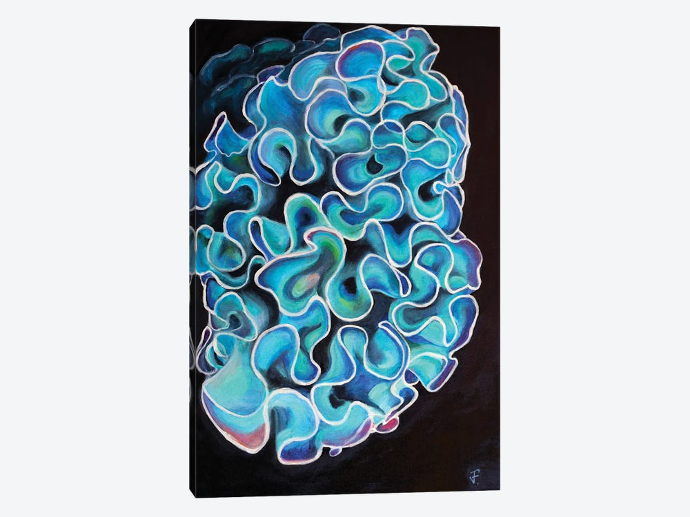Blue Coral by Viktoriya Filipchenko 1-piece Canvas Wall Art