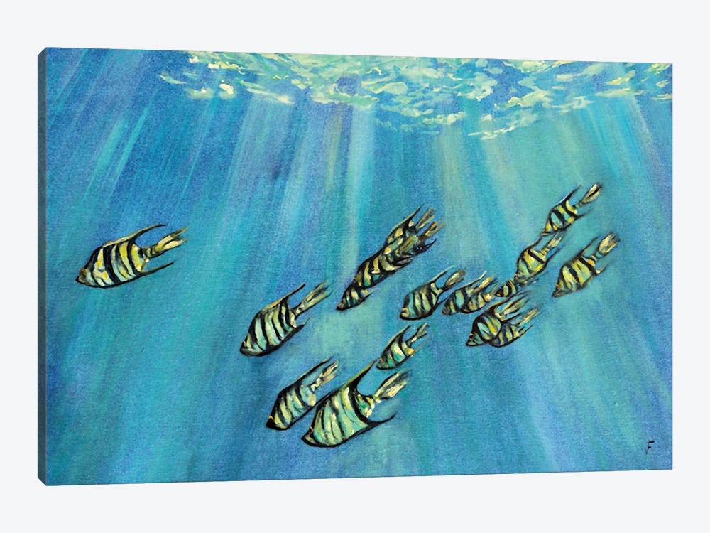 Fish by Viktoriya Filipchenko 1-piece Canvas Artwork