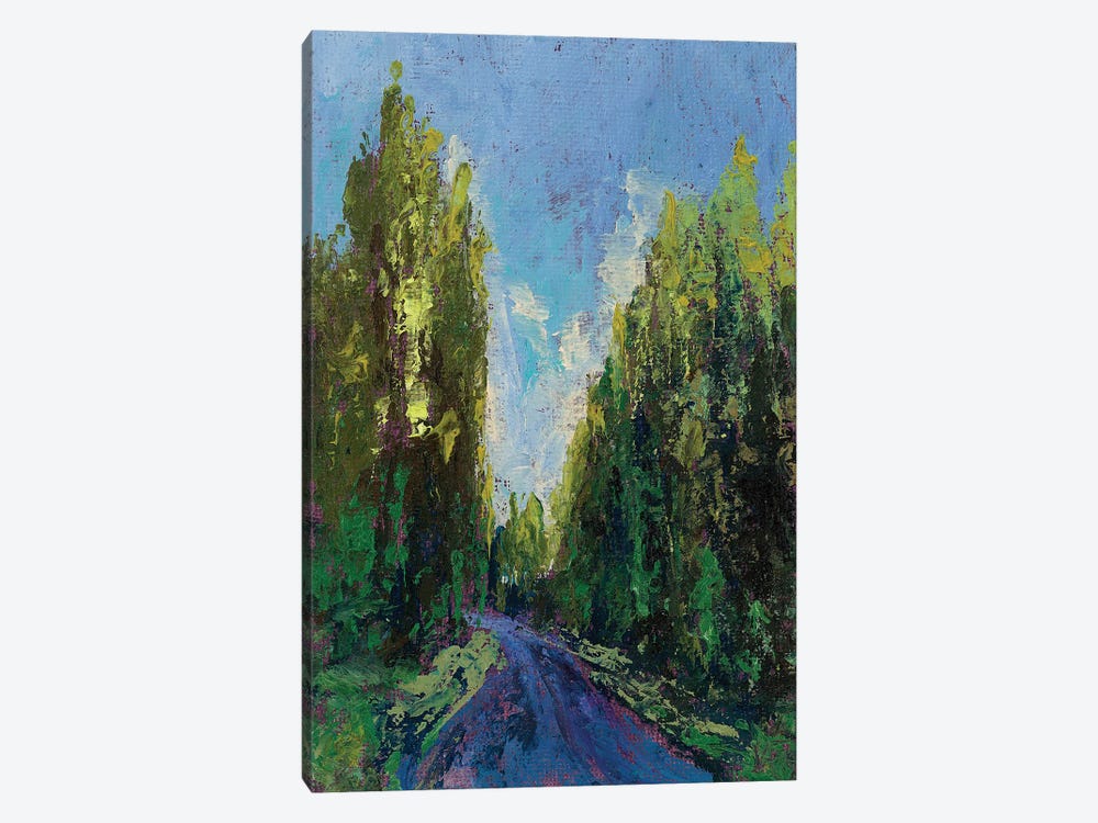 Tuscany Cypress Road by Viktoriya Filipchenko 1-piece Canvas Print
